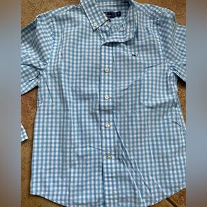 Vineyard Vines Light Blue Checkered Shirt